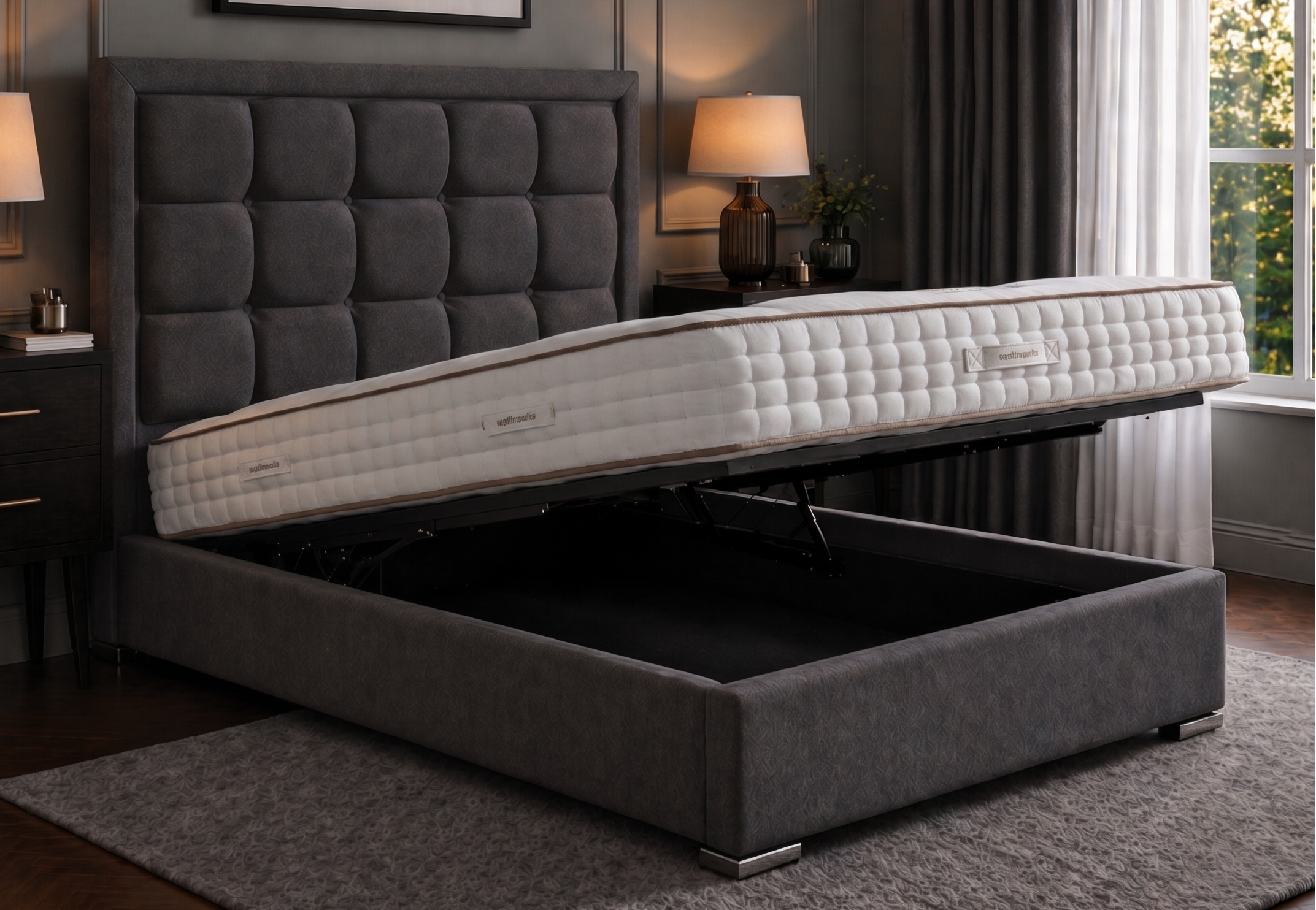Luxury Lift-Up Ottoman