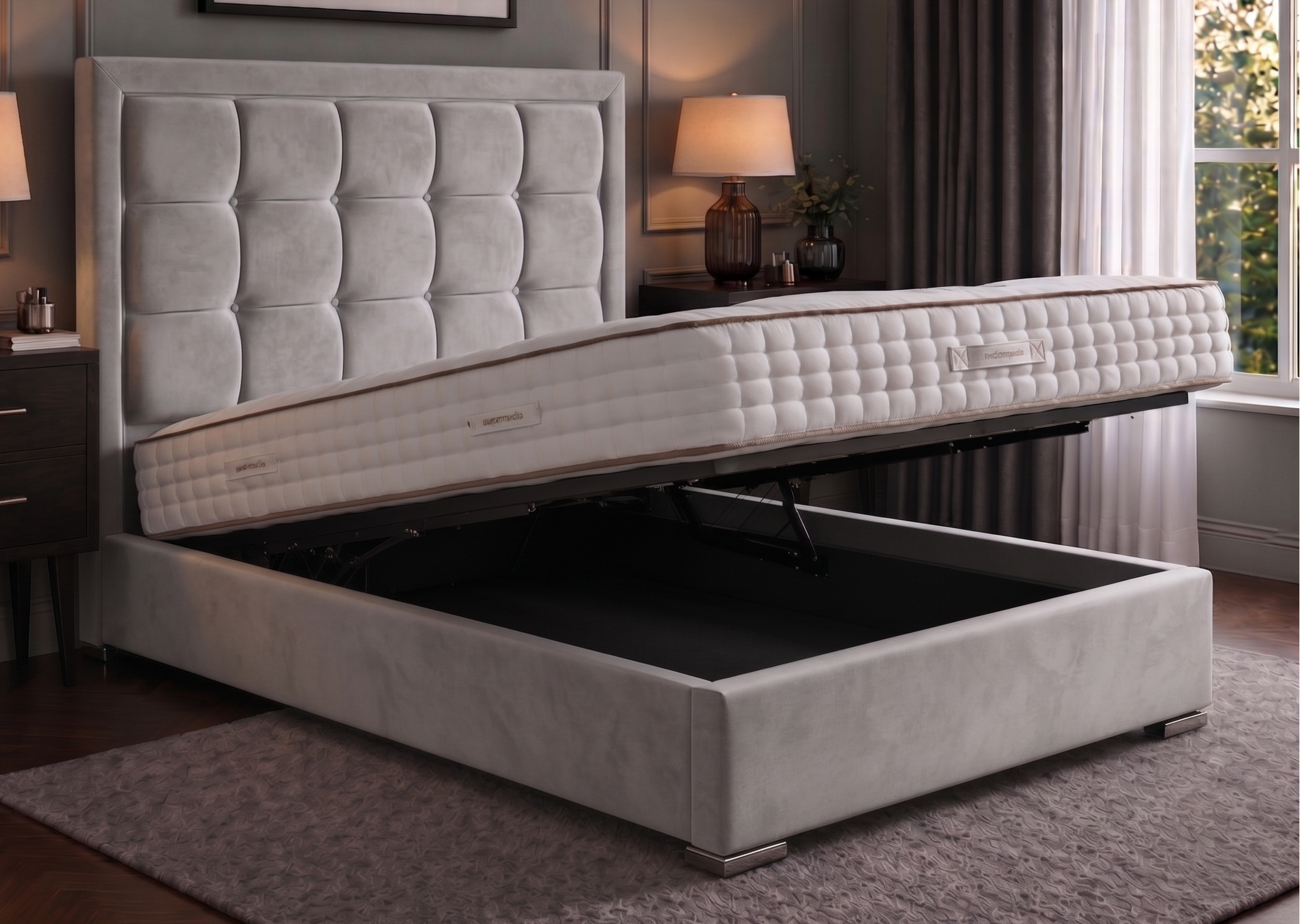 Luxury Lift-Up Ottoman