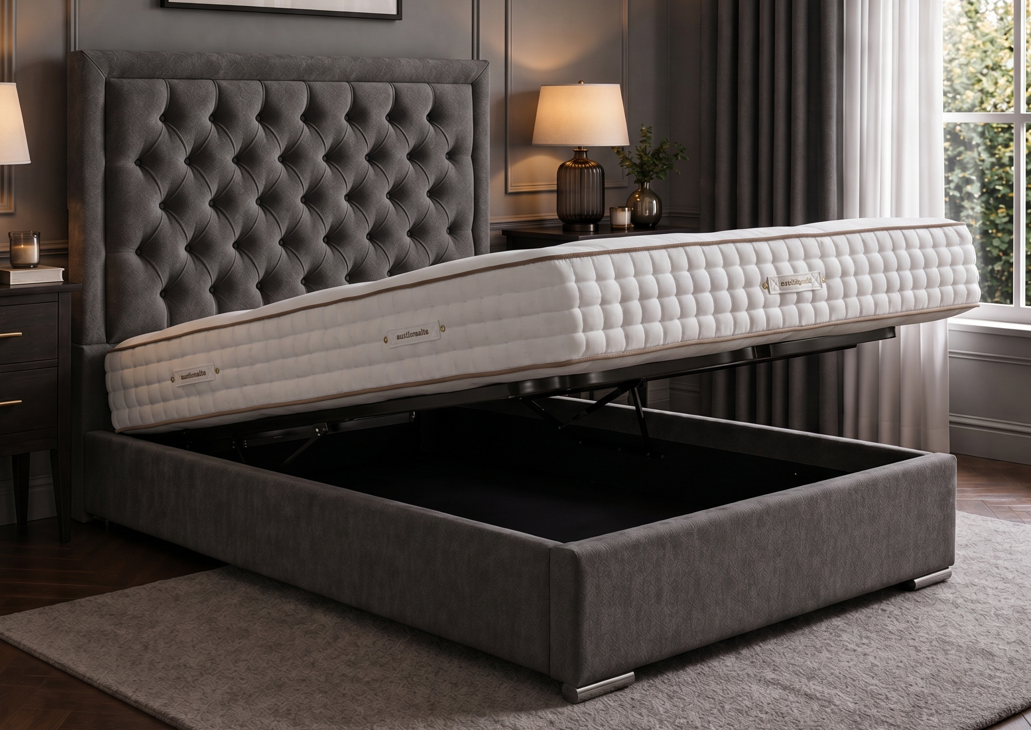 Luxury Lift-Up Ottoman